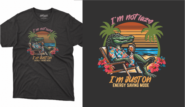 Women's IM NOT LAZY IM JUST ON ENERGY SAVING MODE Tri-Tee