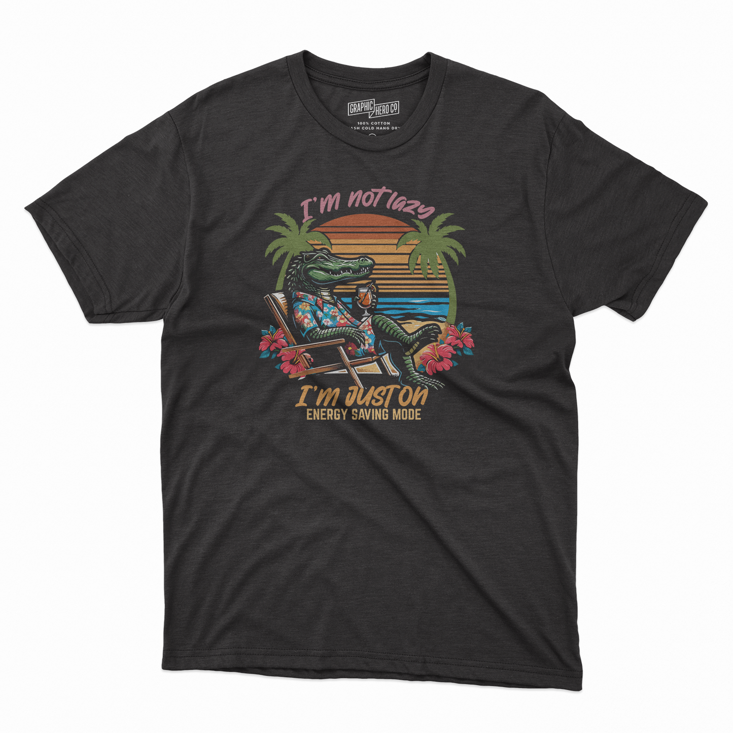 Women's IM NOT LAZY IM JUST ON ENERGY SAVING MODE Tri-Tee