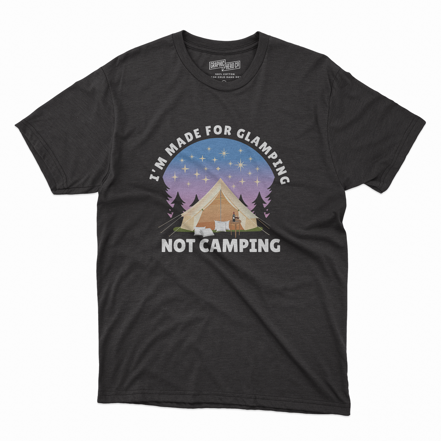 Women's IM MADE FOR GLAMPING NOT CAMPING Tri-Tee