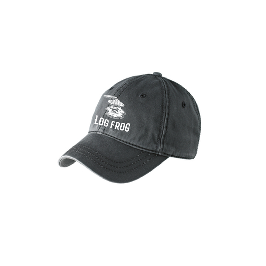 Hat Nickel Black with white logo