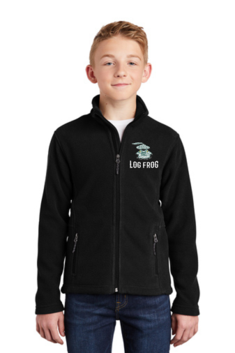 Kids Black Zip Up