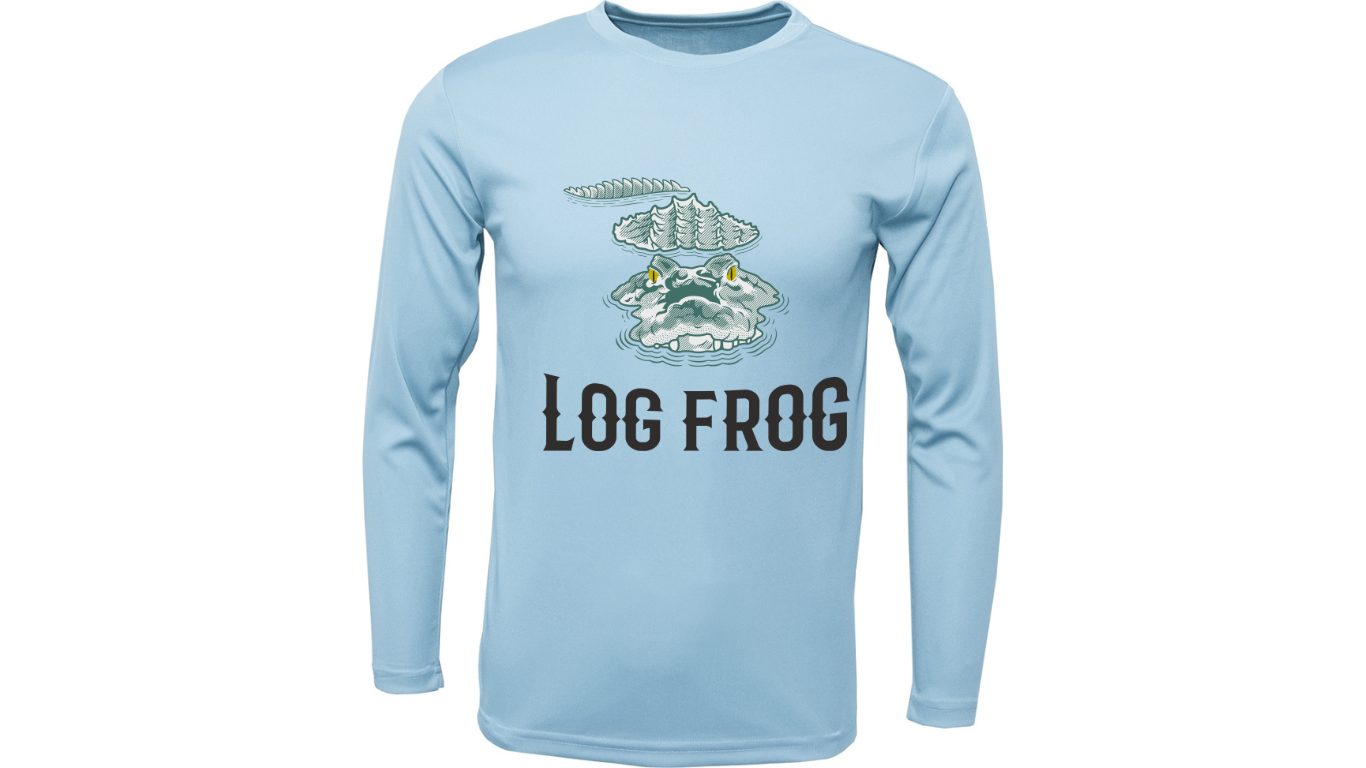 Kids Dry Fit Long Sleeve Ice Blue