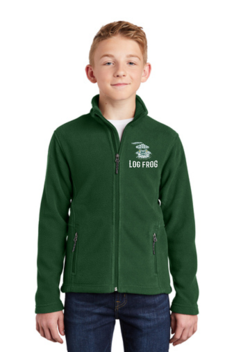 Kids Forest Green Zip Up