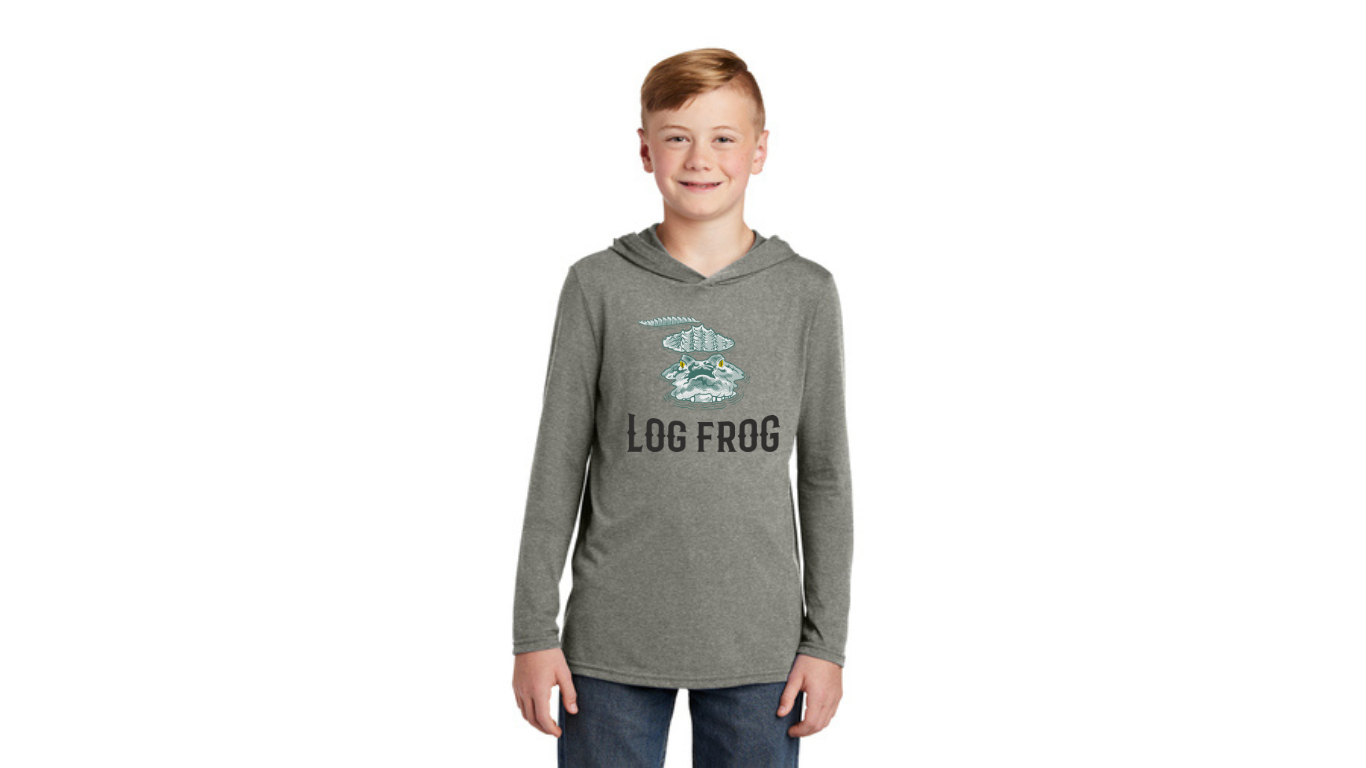 Kids Long Sleeve Grey Frost