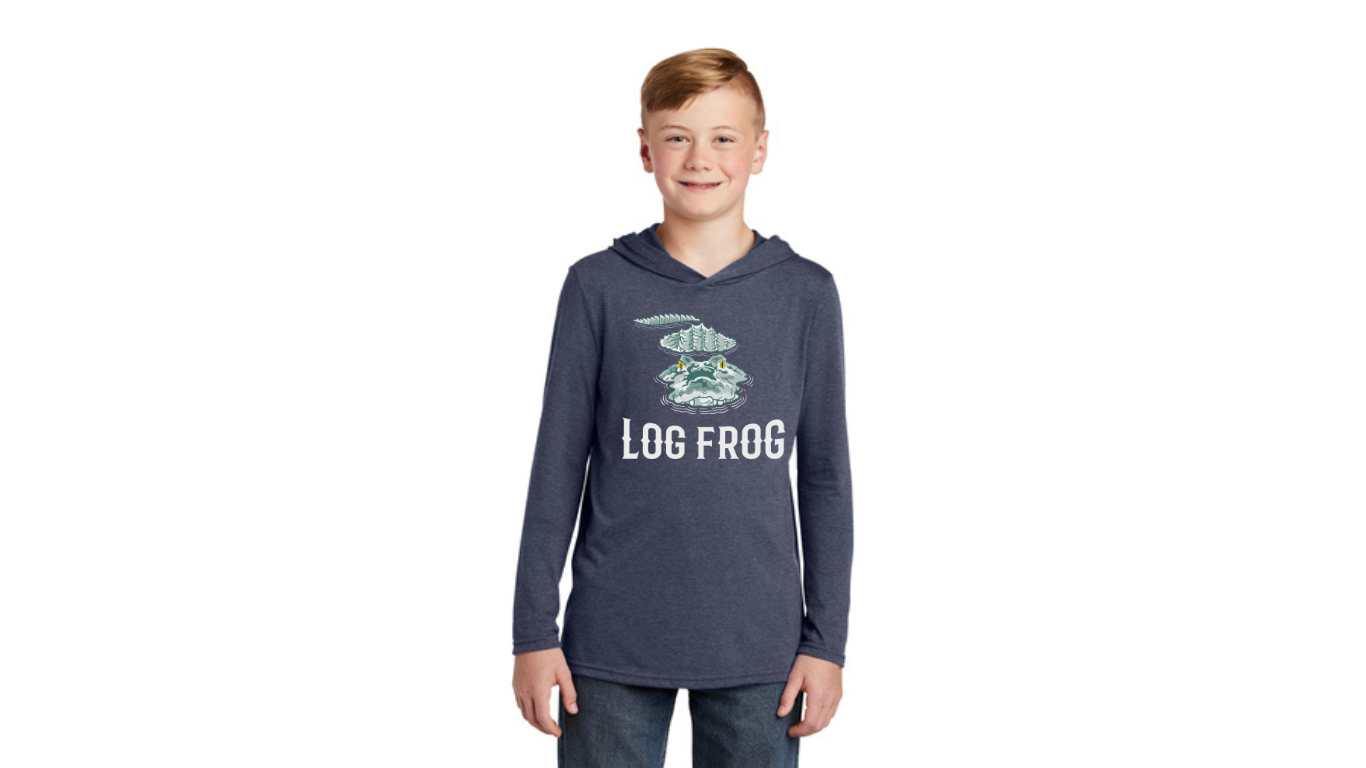 Kids Long Sleeve Navy Frost