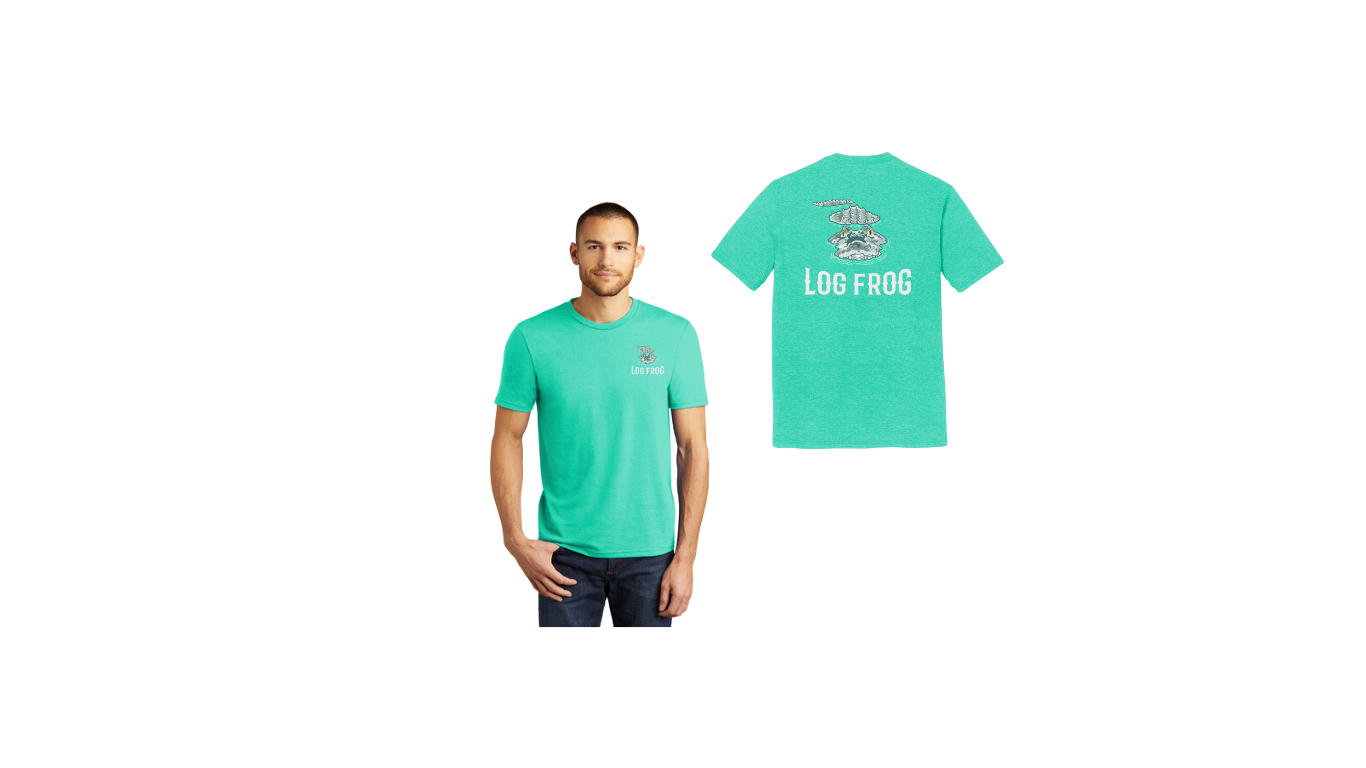 Mens T-Shirt Aqua Heather