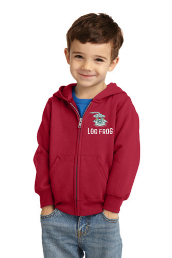 Toddler Zip Up Red