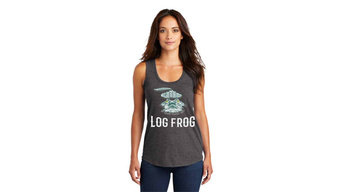 Womens Tank Heathered Charcoal